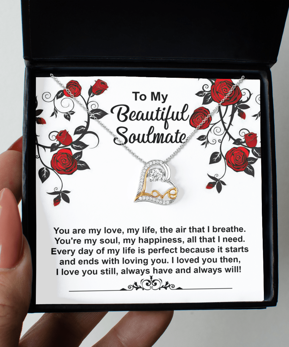 To My Beautiful Soulmate | My Soul | Love Dancing Necklace