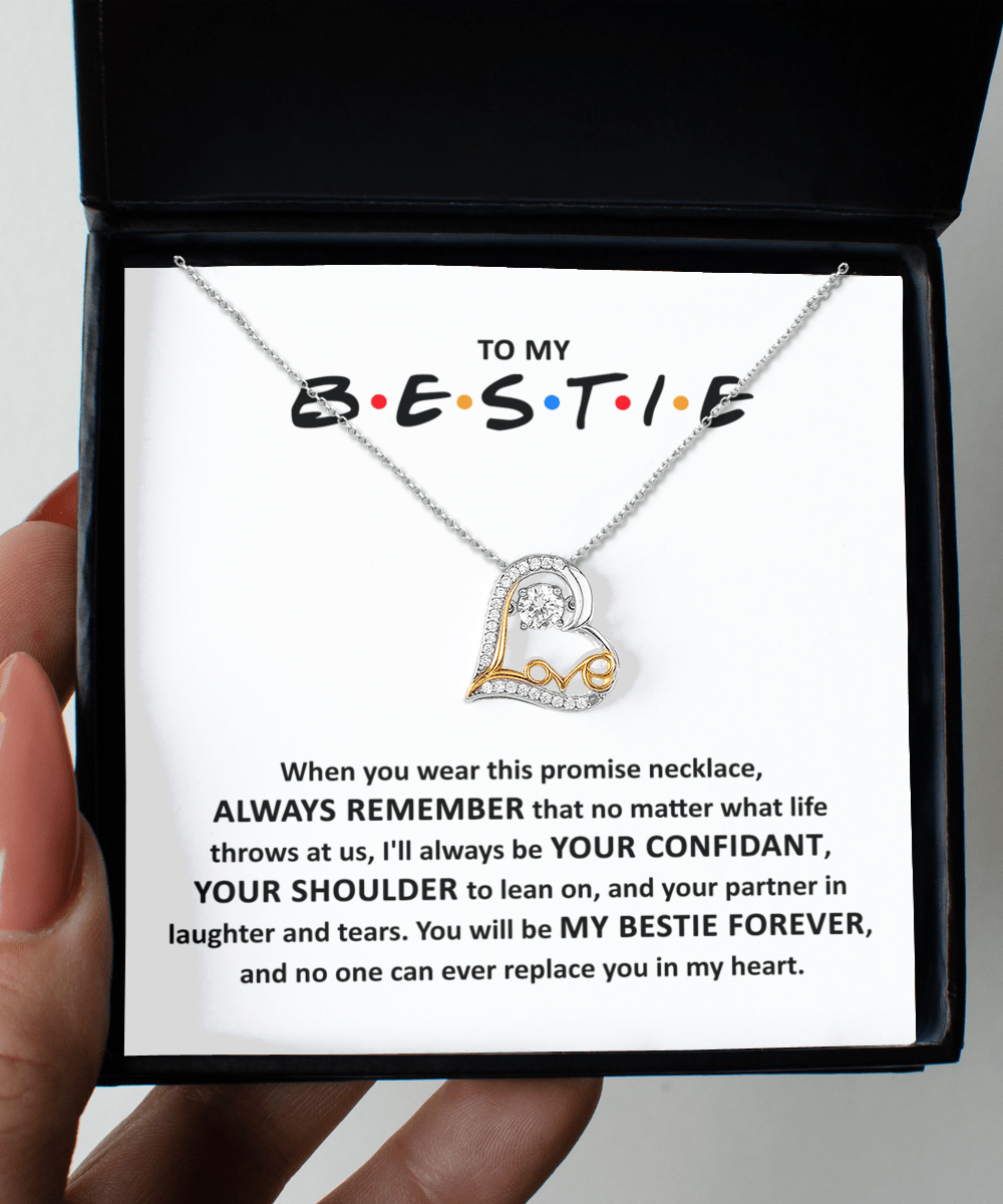 To My Bestie | Promise Love Dancing Necklace