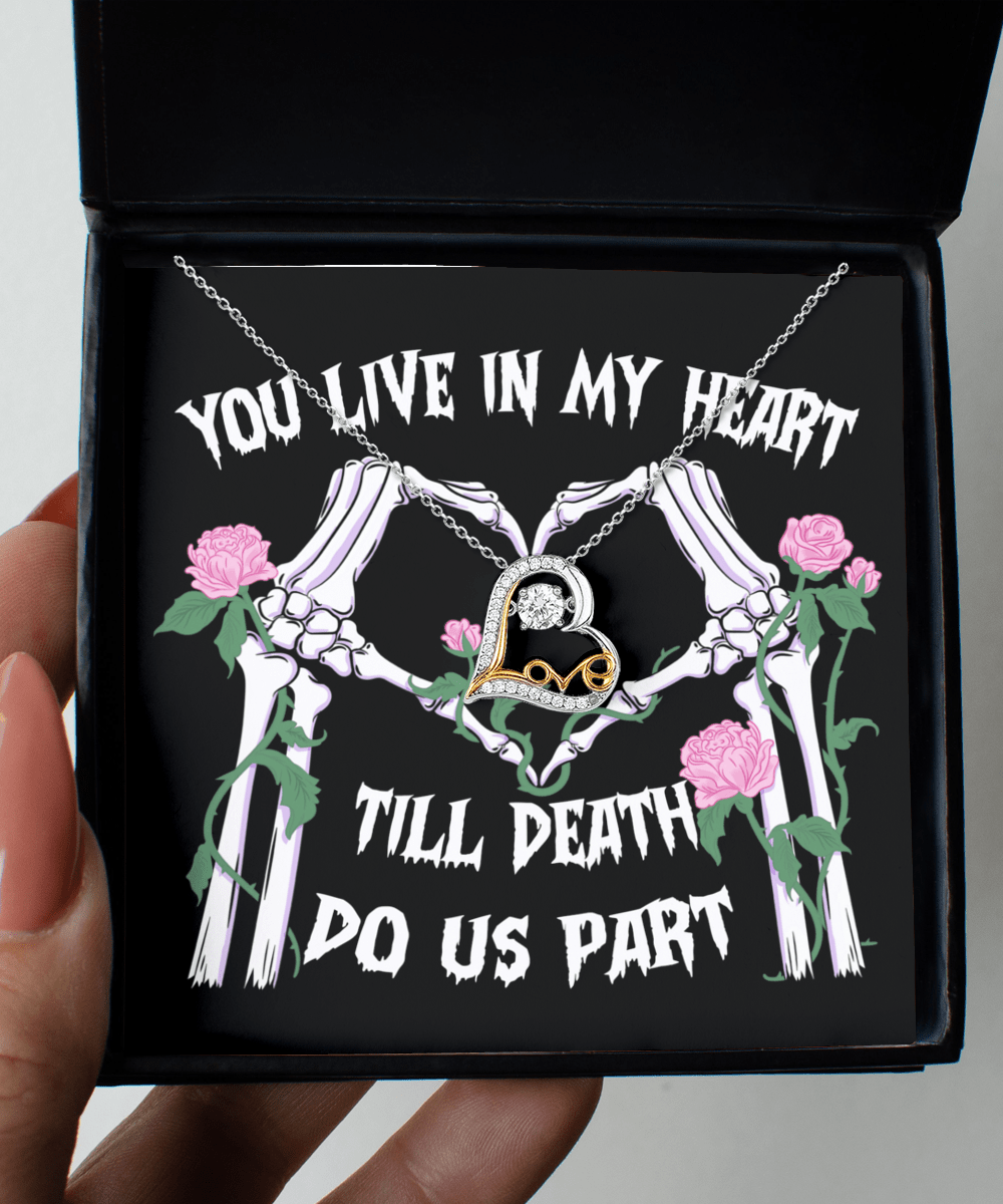 You Live In My Heart | Love Dancing Necklace - JENACDirect