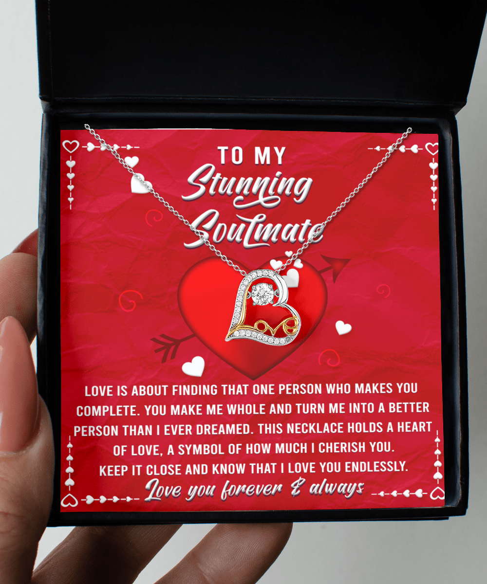 To My Stunning Soulmate | That One Person | Love Dancing Necklace