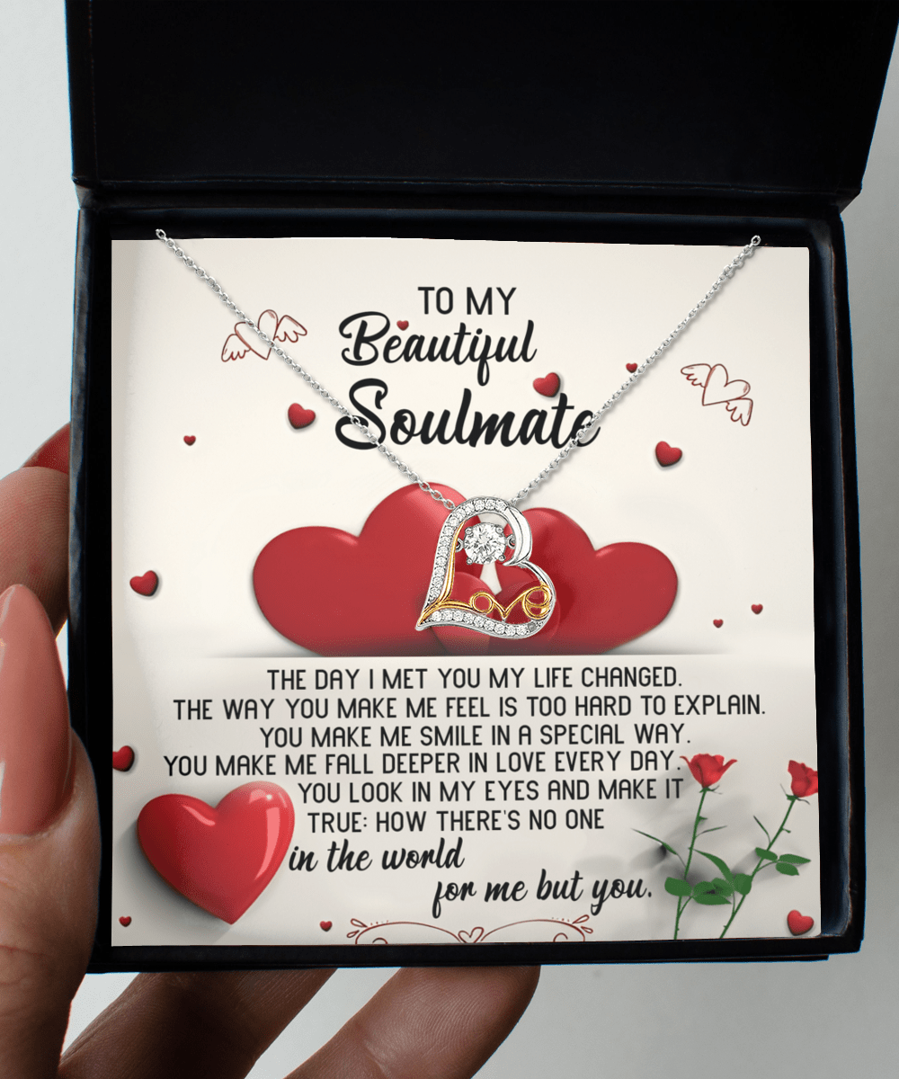 To My Beautiful Soulmate | A Special Way | Love Dancing Necklace