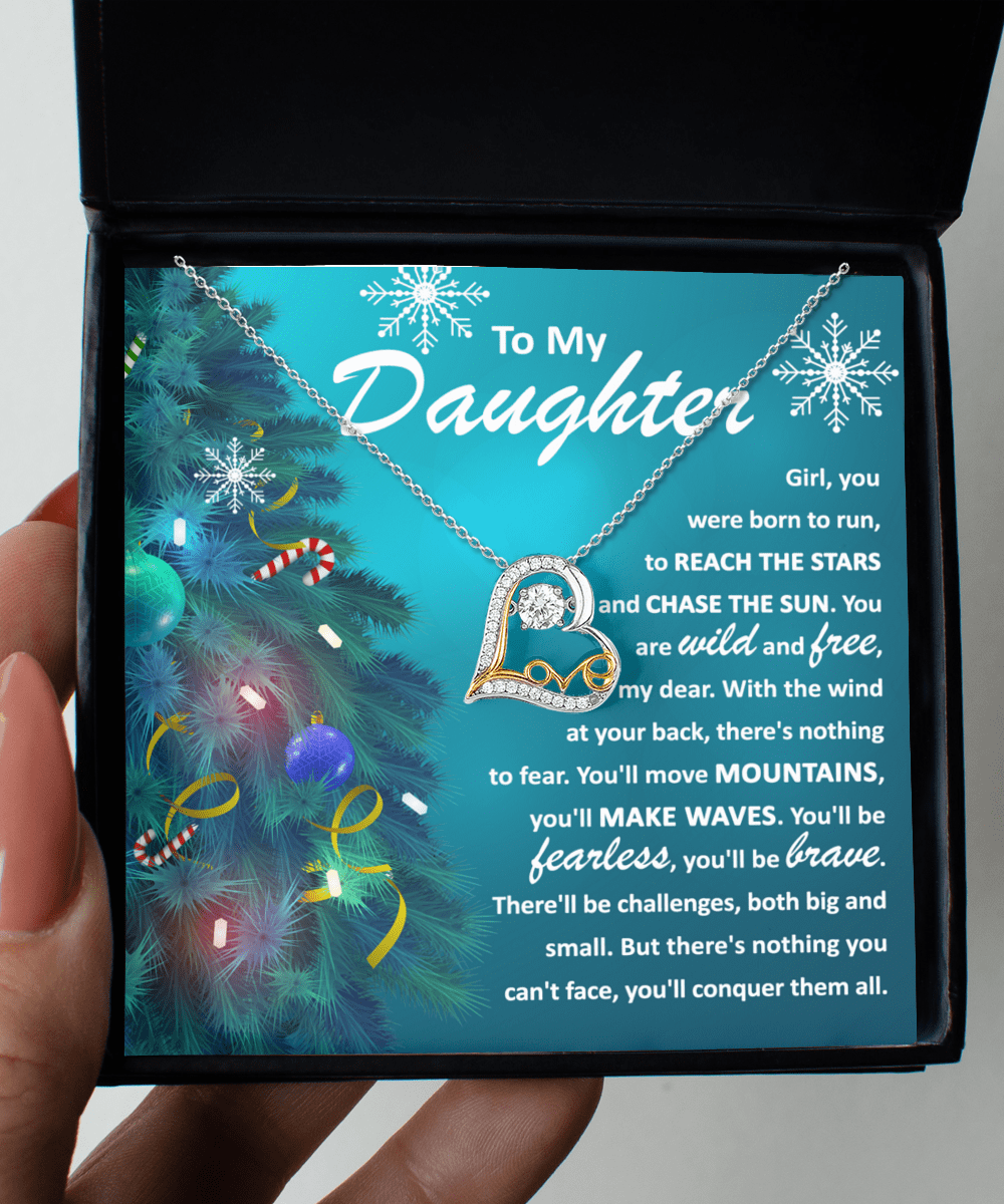 To My Daughter | Born To Run | Love Dancing Necklace