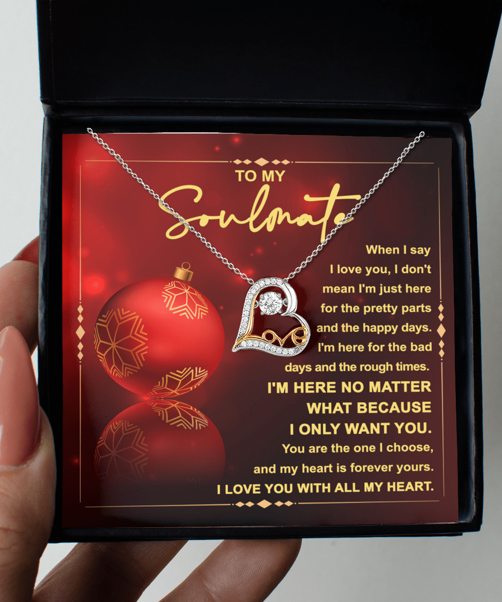 To My Soulmate - I'M Here | Love Dancing Necklace